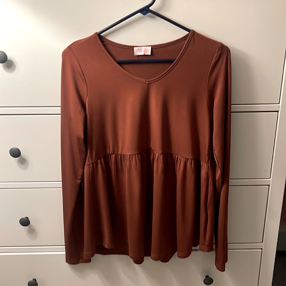 NWOT Peplum Top